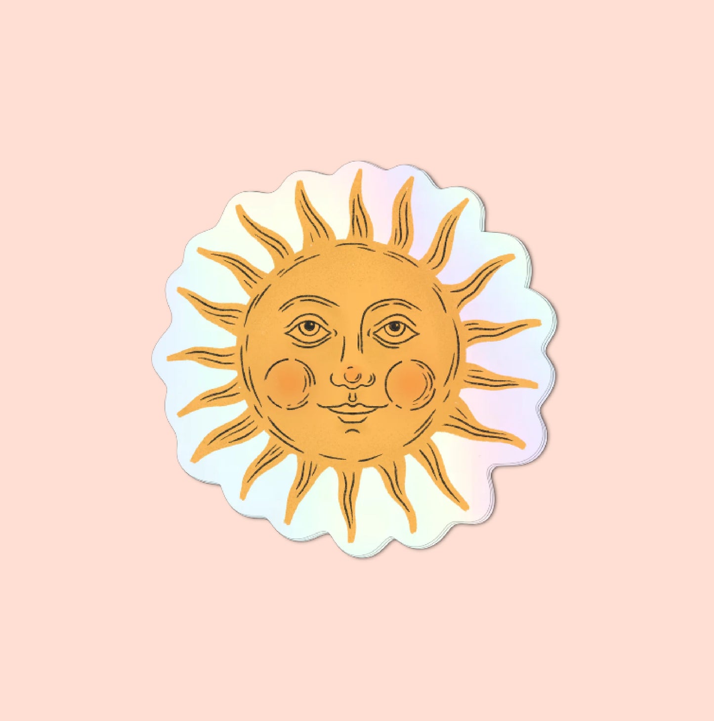Holographic Sun Sticker